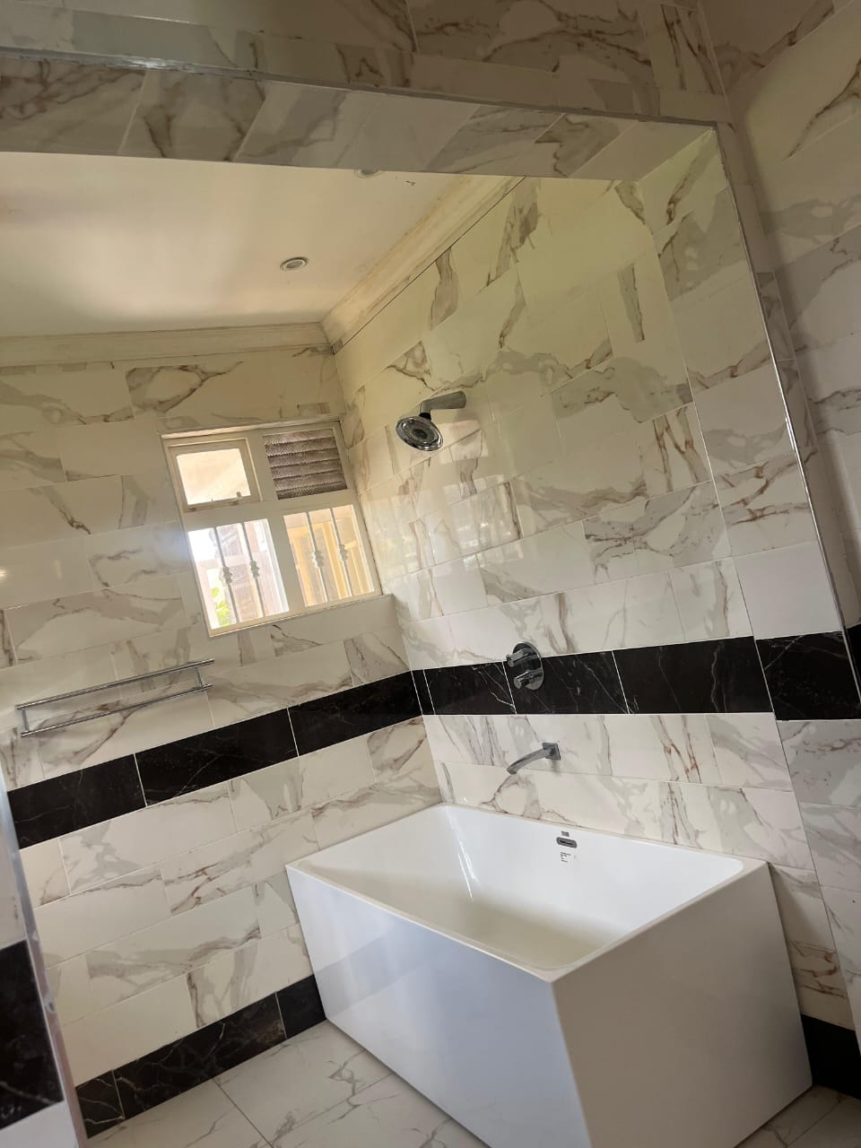 Marble bathroom at Adetis Empire