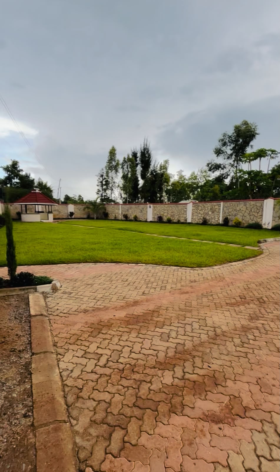 The lawn and garden at Adetis Empire